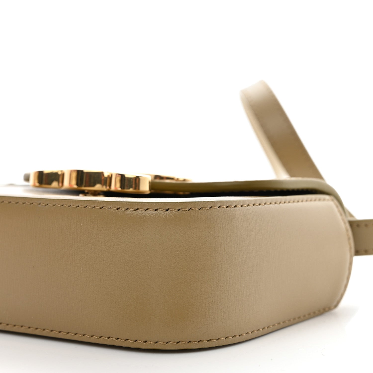 Celine Shiny Calfskin Mini Triomphe Olive 9 of 9