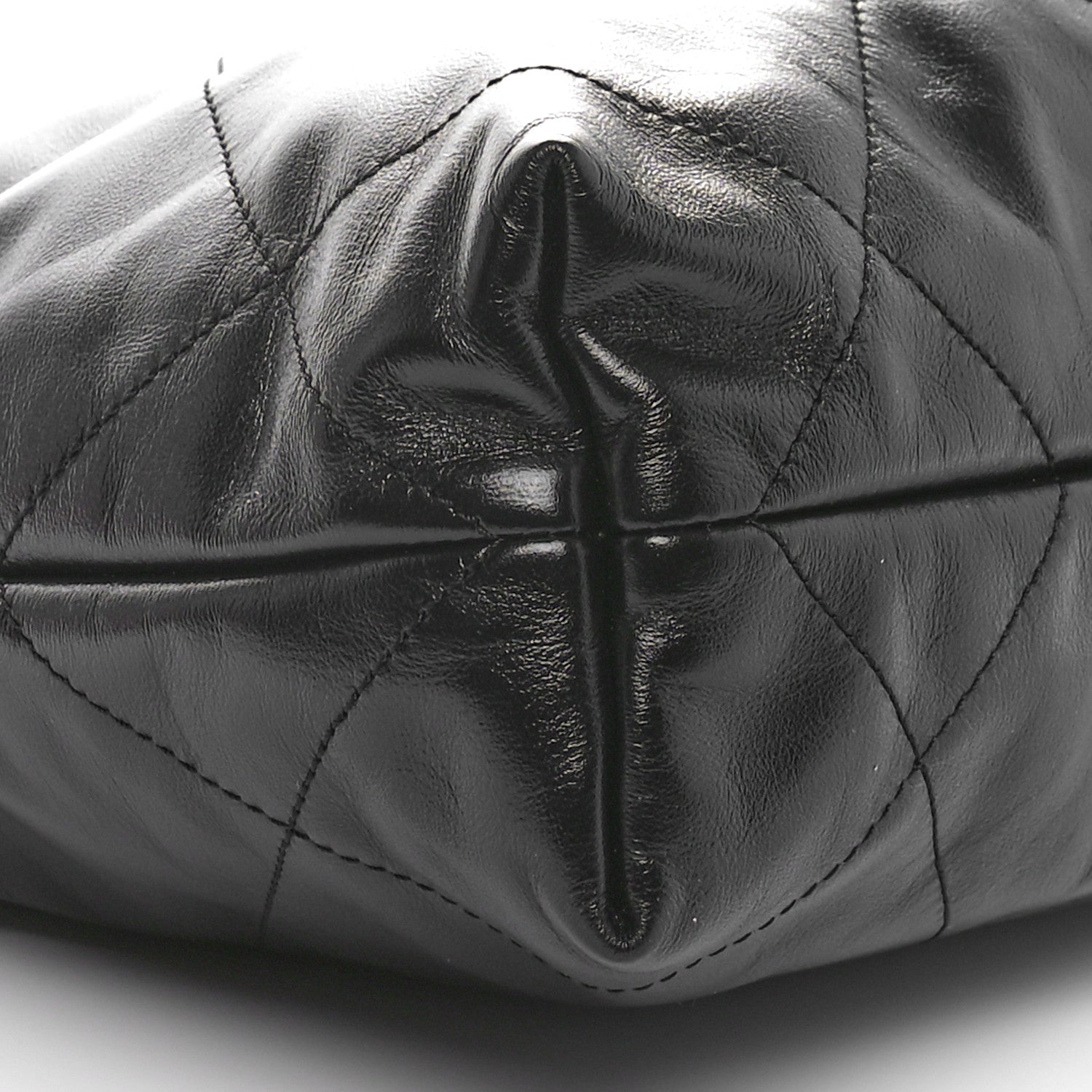 Chanel Shiny Calfskin Quilted Small Chanel 22 Black 10 of 11