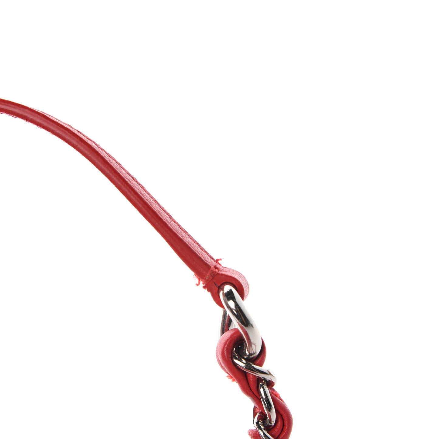 Grained Calfskin Quilted Small CC Box Flap Red