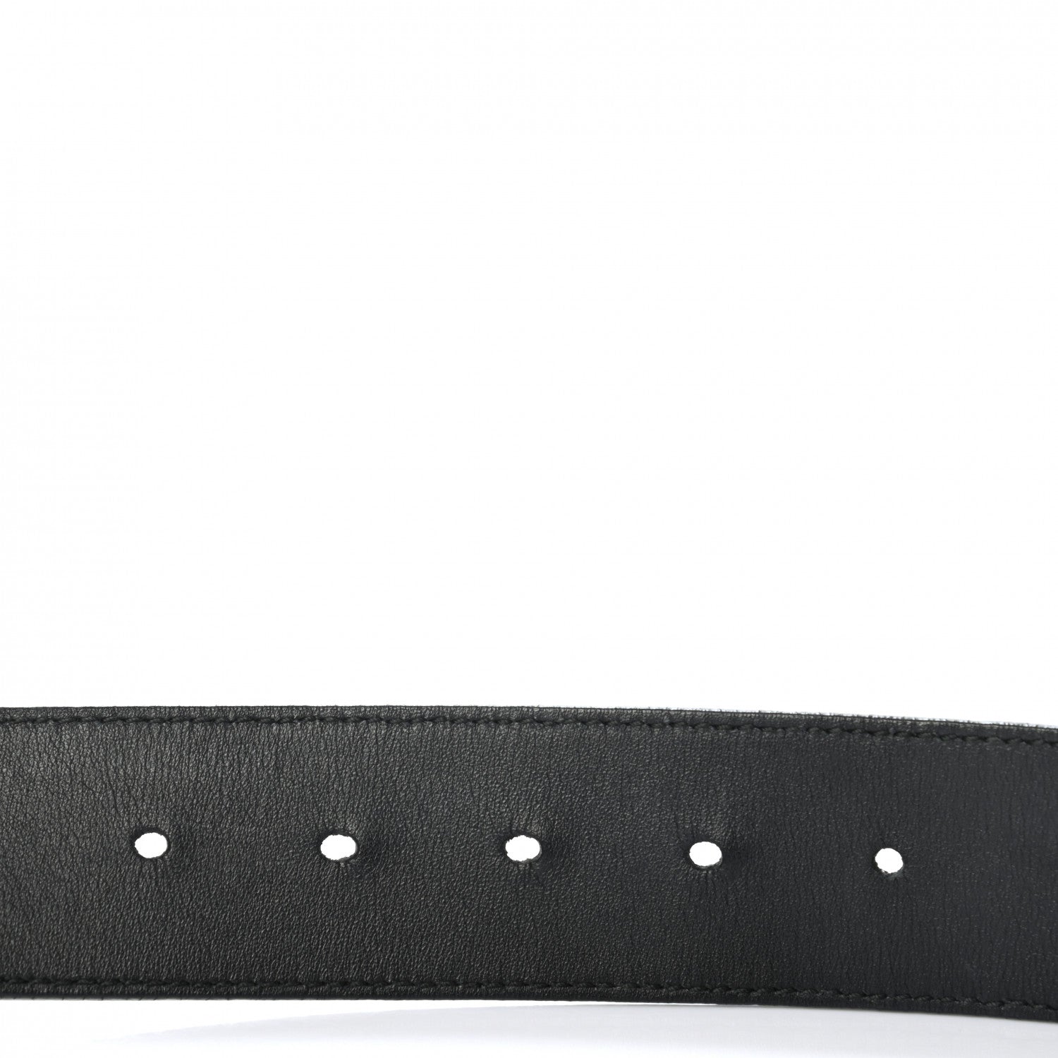 Gucci Moon Calfskin Nickel Double G 40mm Belt 85 34 Black 5 of 5