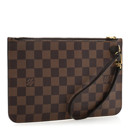 Louis Vuitton Damier Ebene Neverfull MM GM Pochette 3 of 10