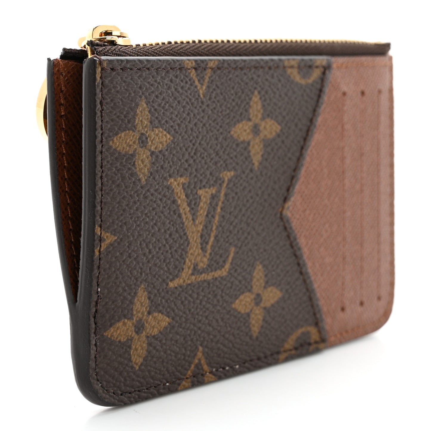 Monogram Zipped Romy Card Holder