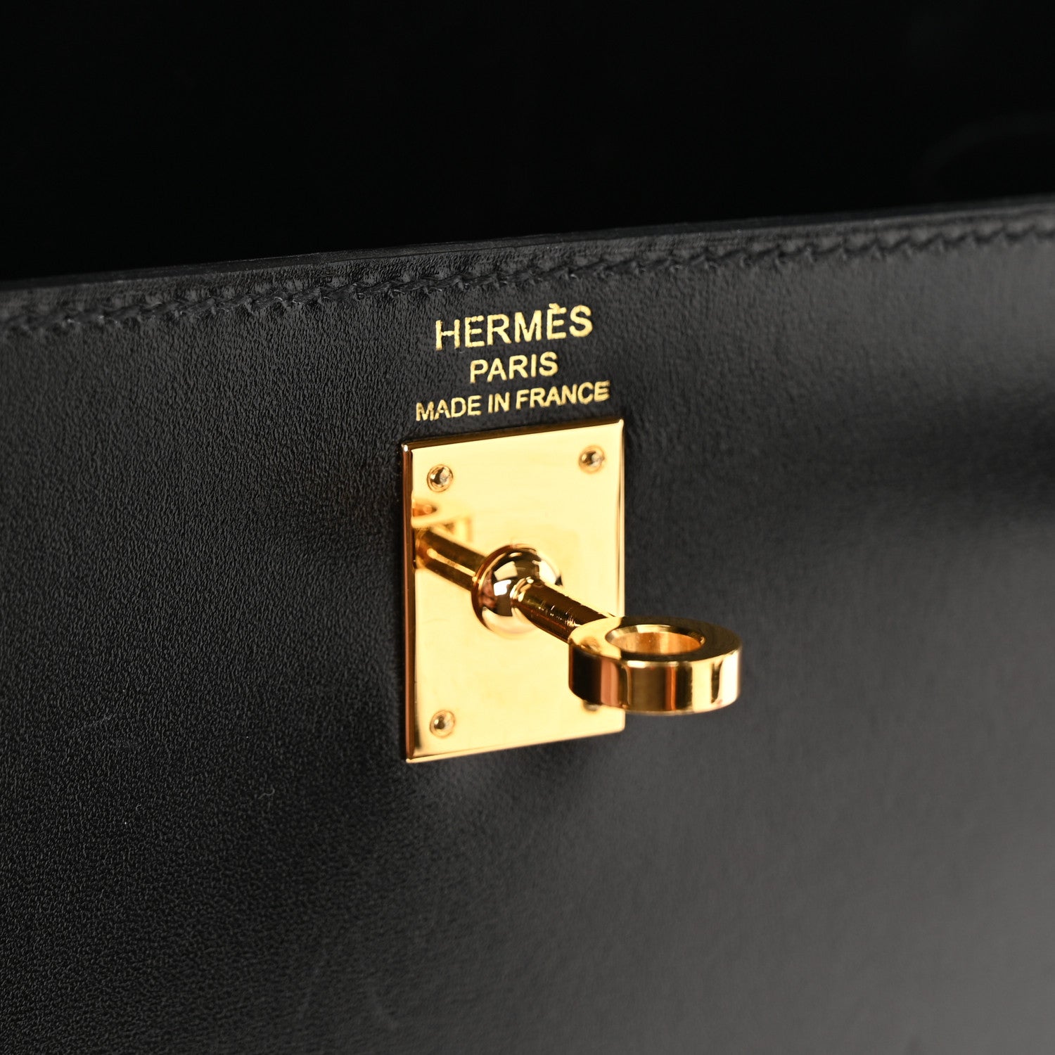 Hermes Box Kelly Sellier 25 Black Black 6 of 11