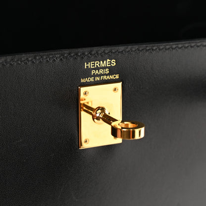 Hermes Box Kelly Sellier 25 Black Black 6 of 11