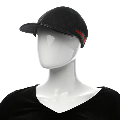 Gucci Monogram Web Baseball Hat L Black 2 of 9