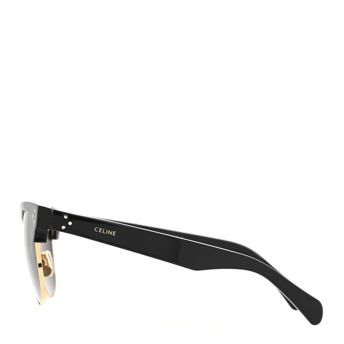 Acetate Cat Eye Sunglasses CL40103U Black Gold