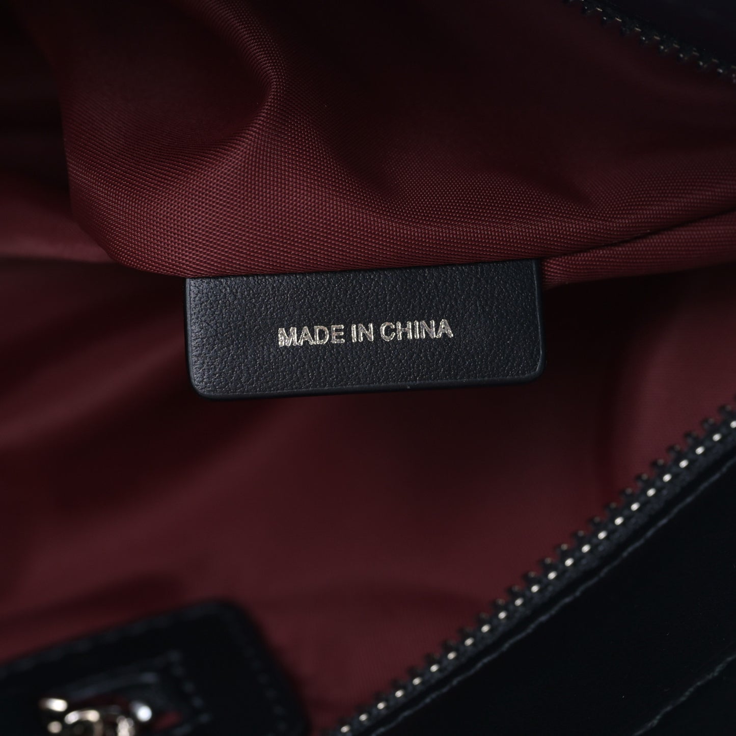 Nylon Logo Small Ardwell Tote Dark Red