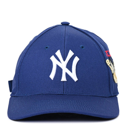 Gucci X MLB Cotton NY Yankees Baseball Hat 57-61 Blue 2 of 3