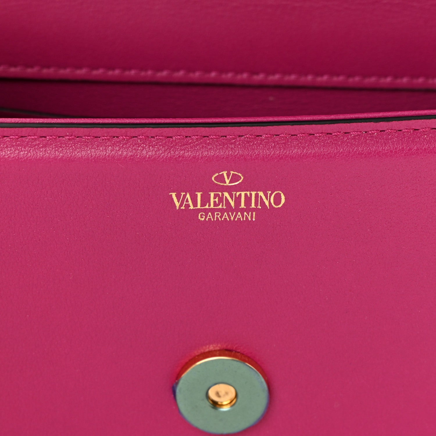 Valentino Garavani Calfskin Vlogo Small Loco Shoulder Bag Rose Violet 6 of 11