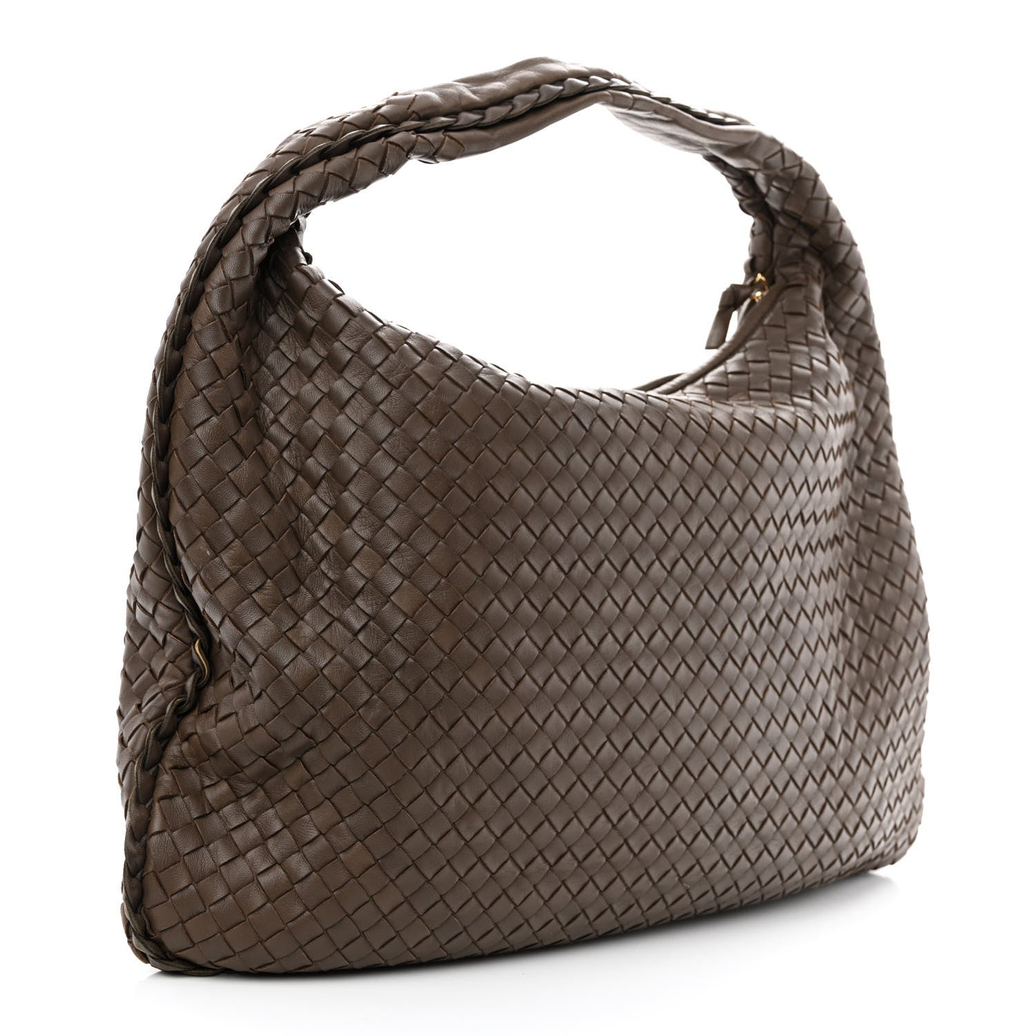 Bottega Veneta Nappa Intrecciato Large Veneta Hobo Ebano 2 of 11