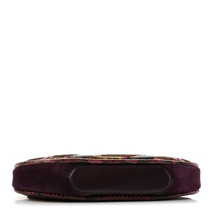 Louis Vuitton Monogram Sequins Savage Cub Clutch Rose 4 of 13