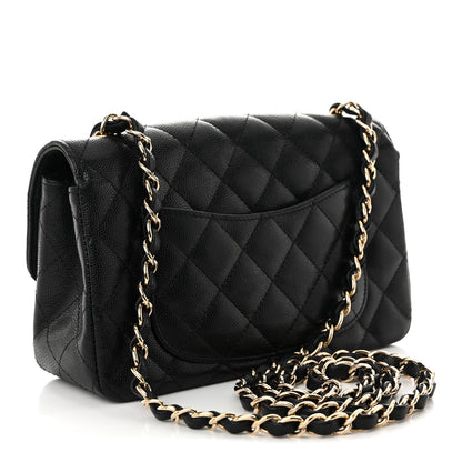Chanel Caviar Quilted Mini Rectangular Flap Black 3 of 10