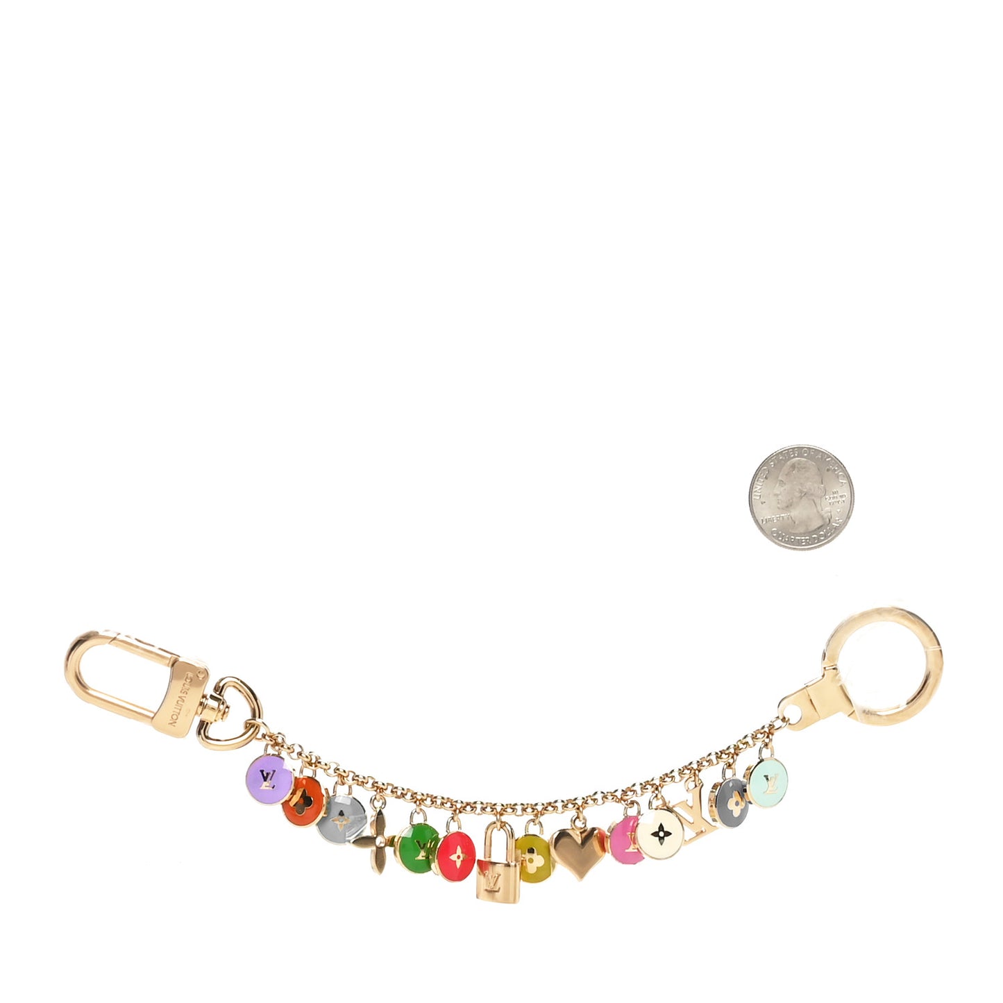 Pastilles Key Chain Bag Charm Multicolor
