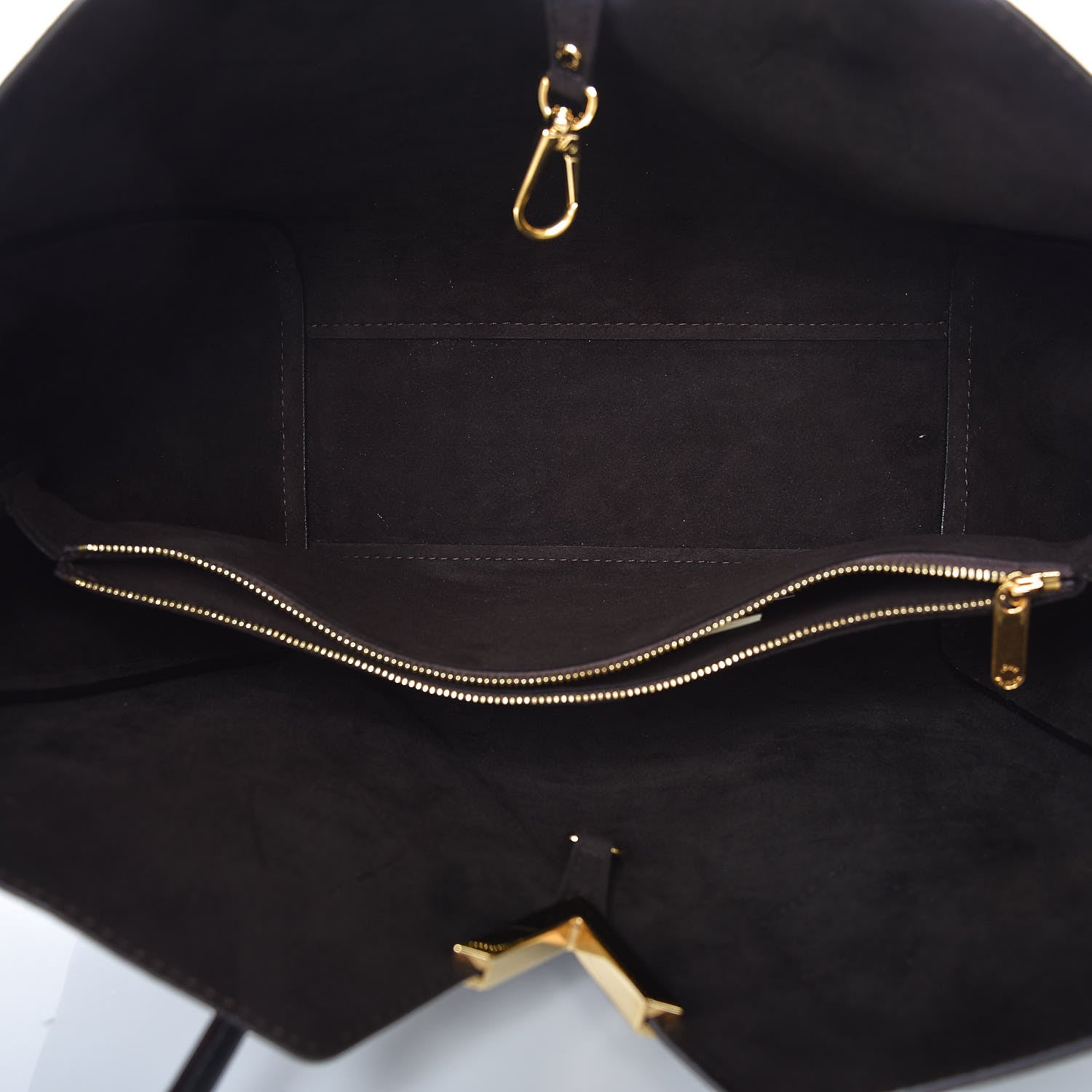 Louis Vuitton Calfskin Monogram Kimono Tote Black 5 of 6