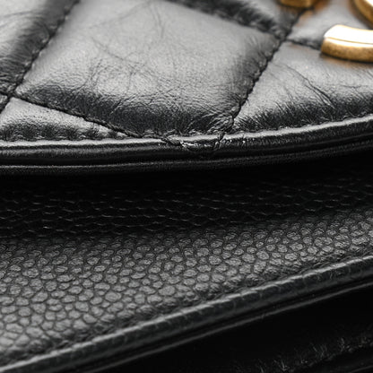 Chanel Calfskin Caviar Quilted Chain Handle Flap Black 12 of 12