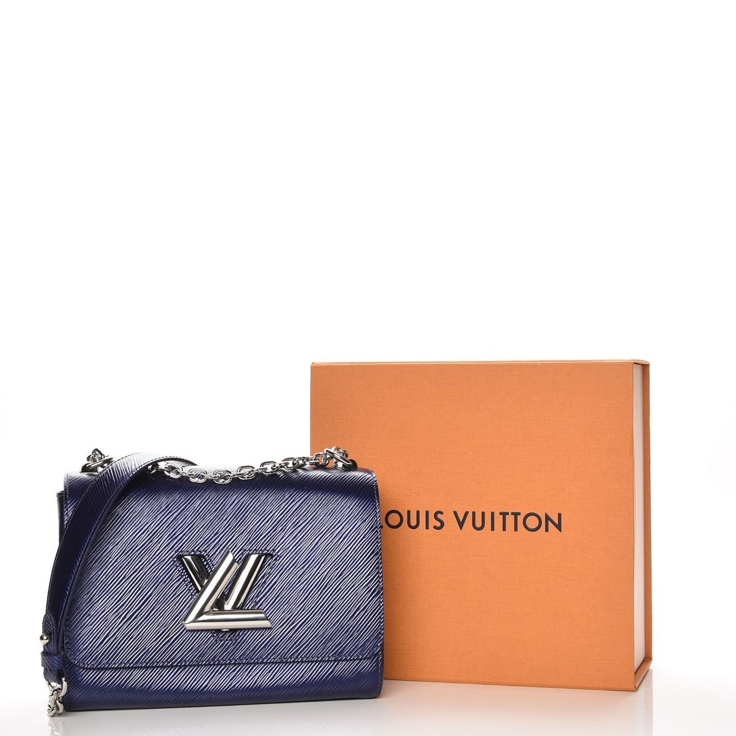 Epi Twist Shoulder Bag MM Indigo