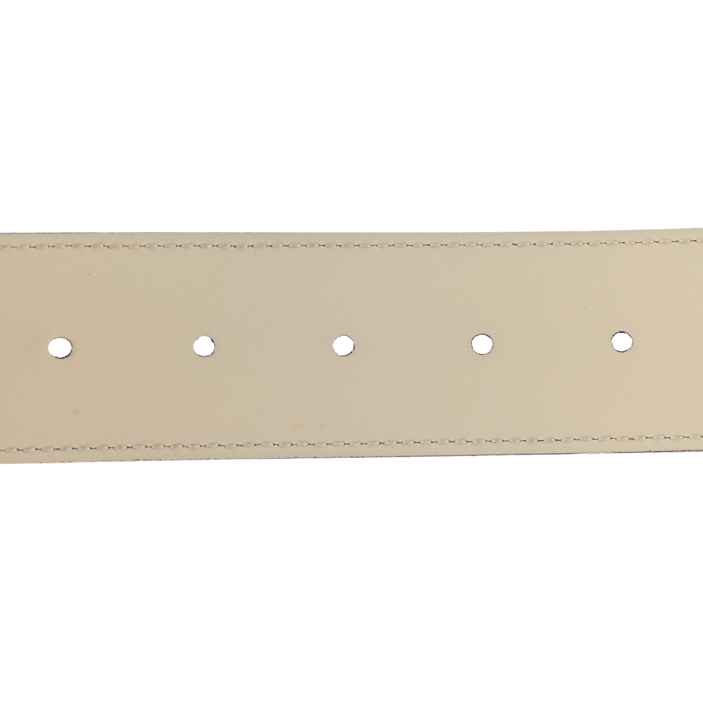 Calfskin Double G 40mm Belt 85 34 Mystic White