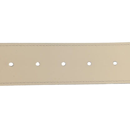 Gucci Calfskin Double G 40mm Belt 85 34 Mystic White 5 of 5
