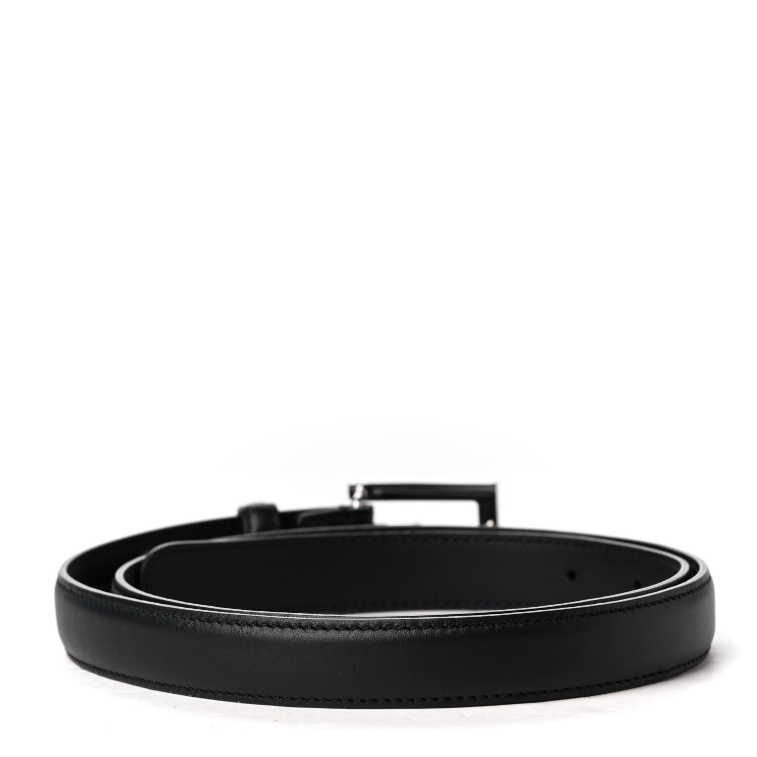 Gucci Moon Calfskin Crystal Square G Madelyn 20mm Belt 85 34 Black 2 of 5