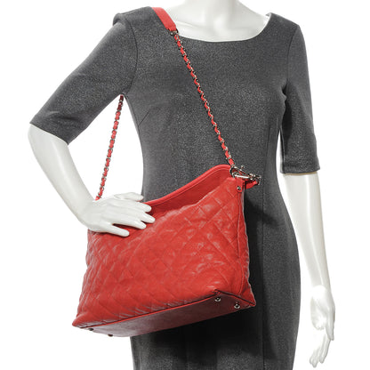 Chanel Caviar French Riviera Hobo Red 2 of 7