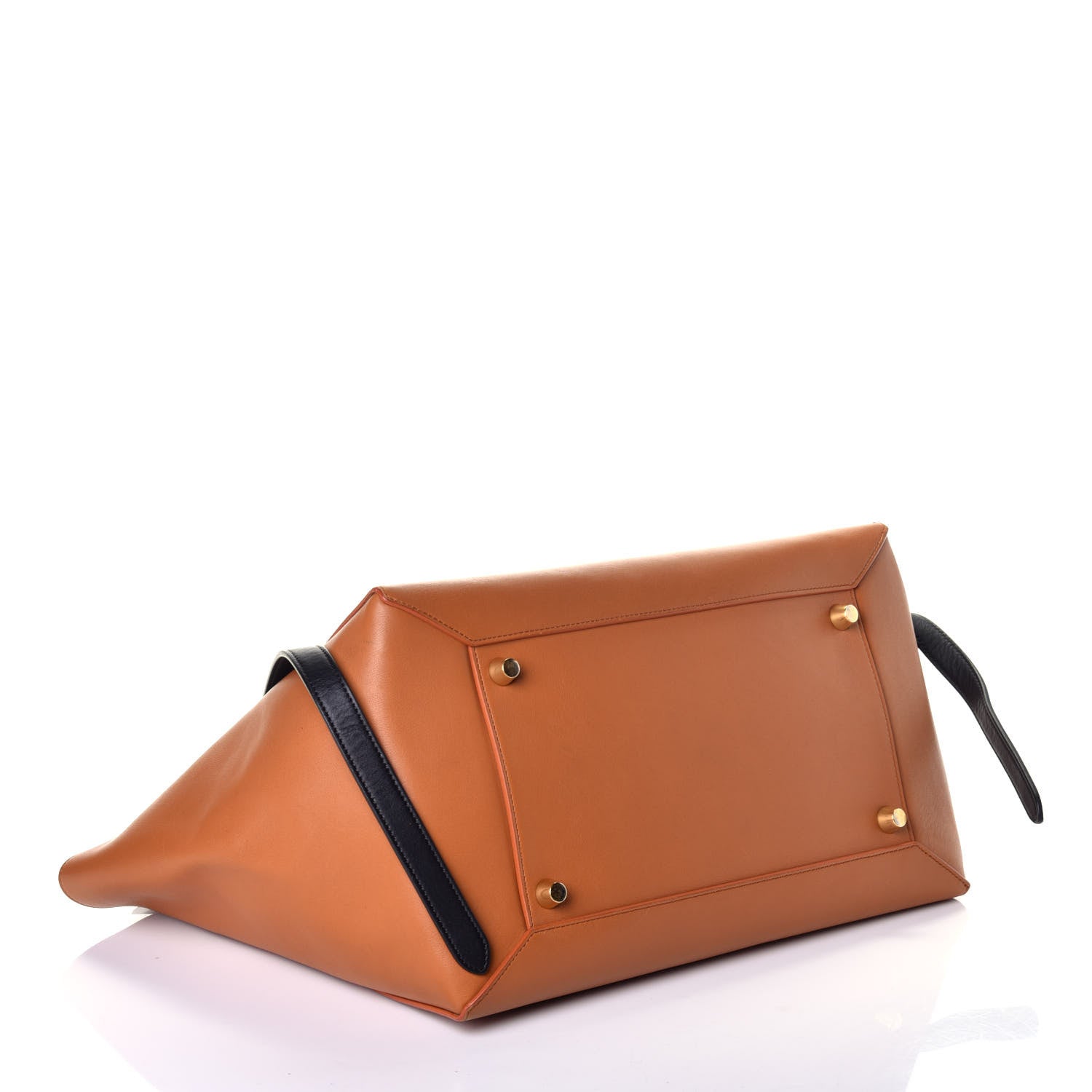 Celine Smooth Calfskin Large Bi-Color Belt Bag Tan 4 of 8