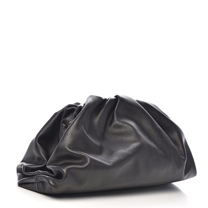 Bottega Veneta Smooth Butter Calf The Pouch Oversized Clutch Black 3 of 9