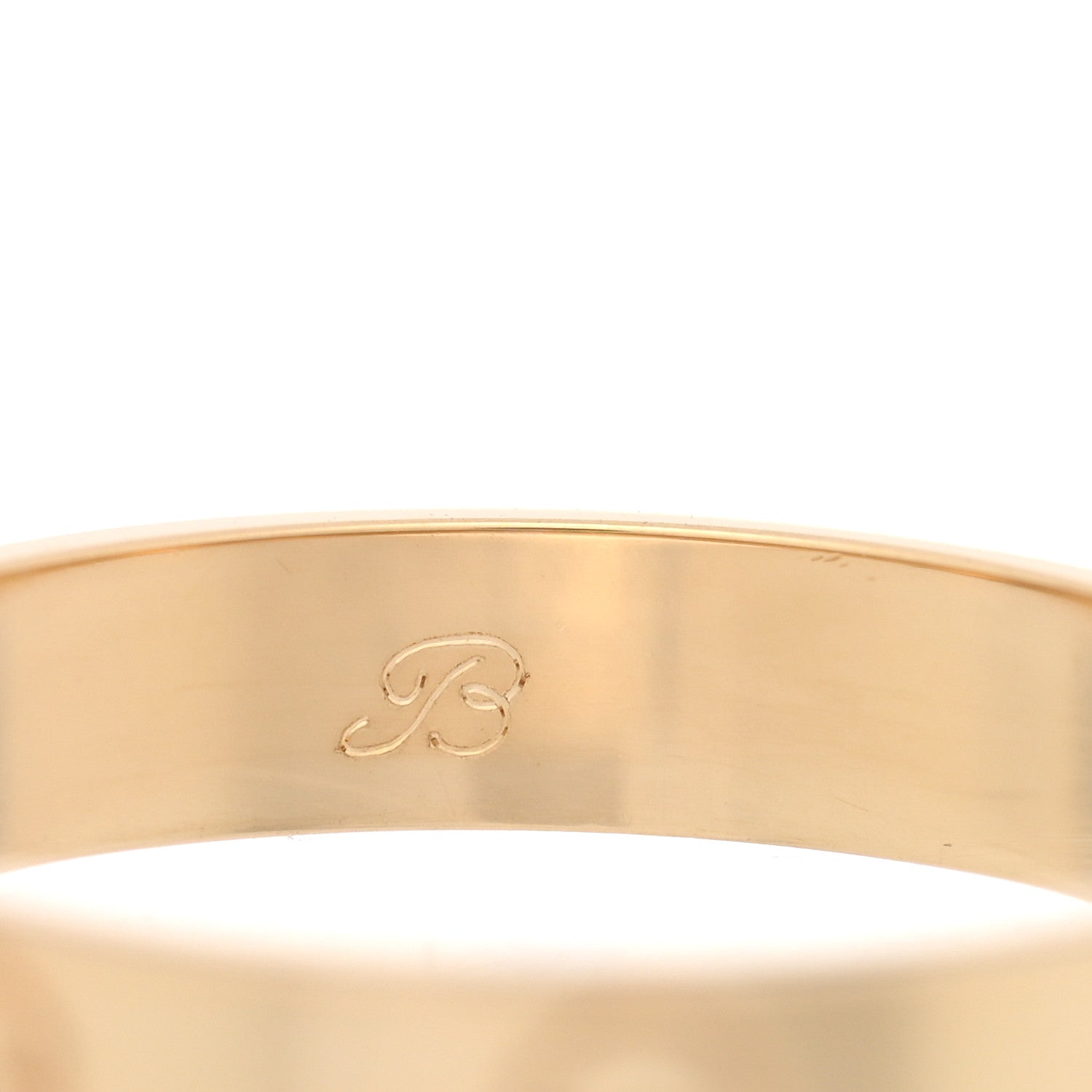 Cartier 18K Yellow Gold 3.5mm LOVE Wedding Band Ring 55 7.25 4 of 5