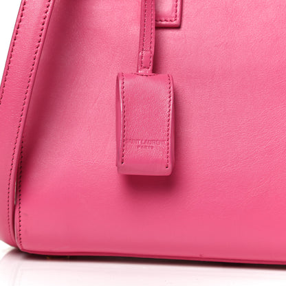 Saint Laurent Calfskin Nano Sac De Jour Lipstick Fuchsia 7 of 15
