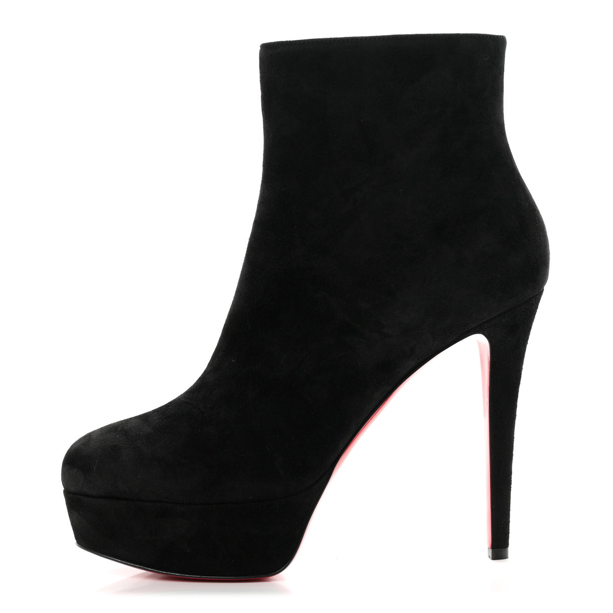 Veau Velours Bianca 120 Ankle Booties 39 Black