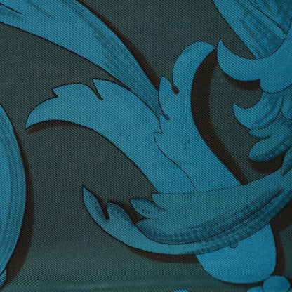 Hermes Silk Dip Dyed Le Mors A La Conétable Scarf 90 Turquoise 7 of 8