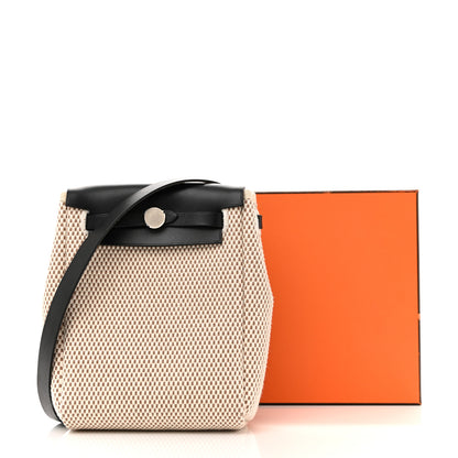 Hermes Toile Herbag TPM Natural Black 14 of 14