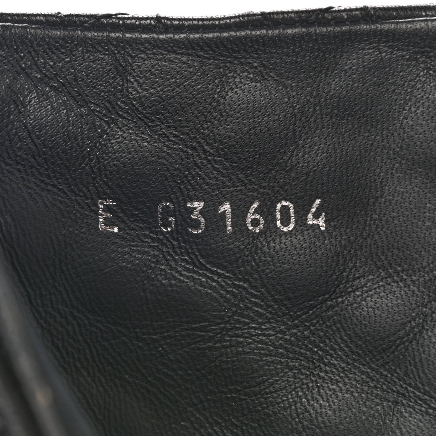 Lambskin Quilted Patent Short Boots 37.5 Black