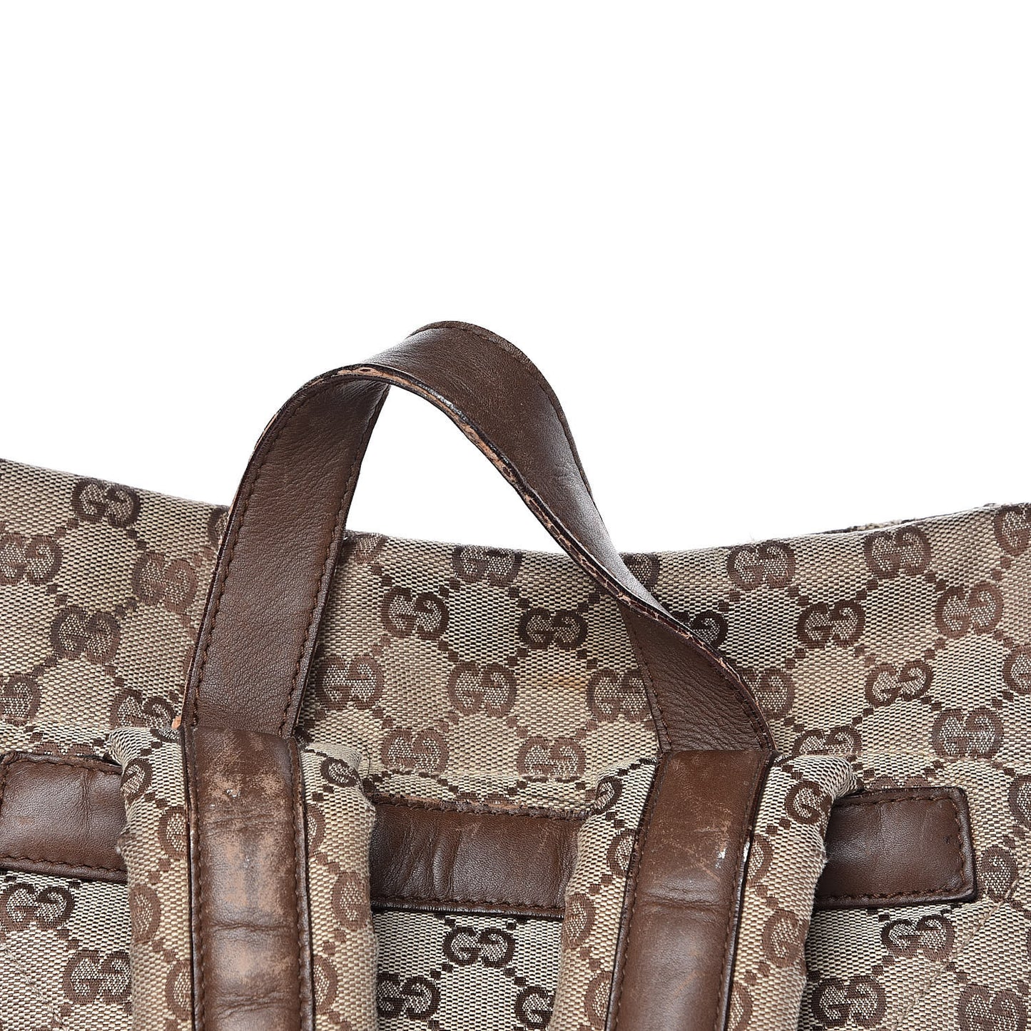 Monogram Backpack Diaper Bag Brown