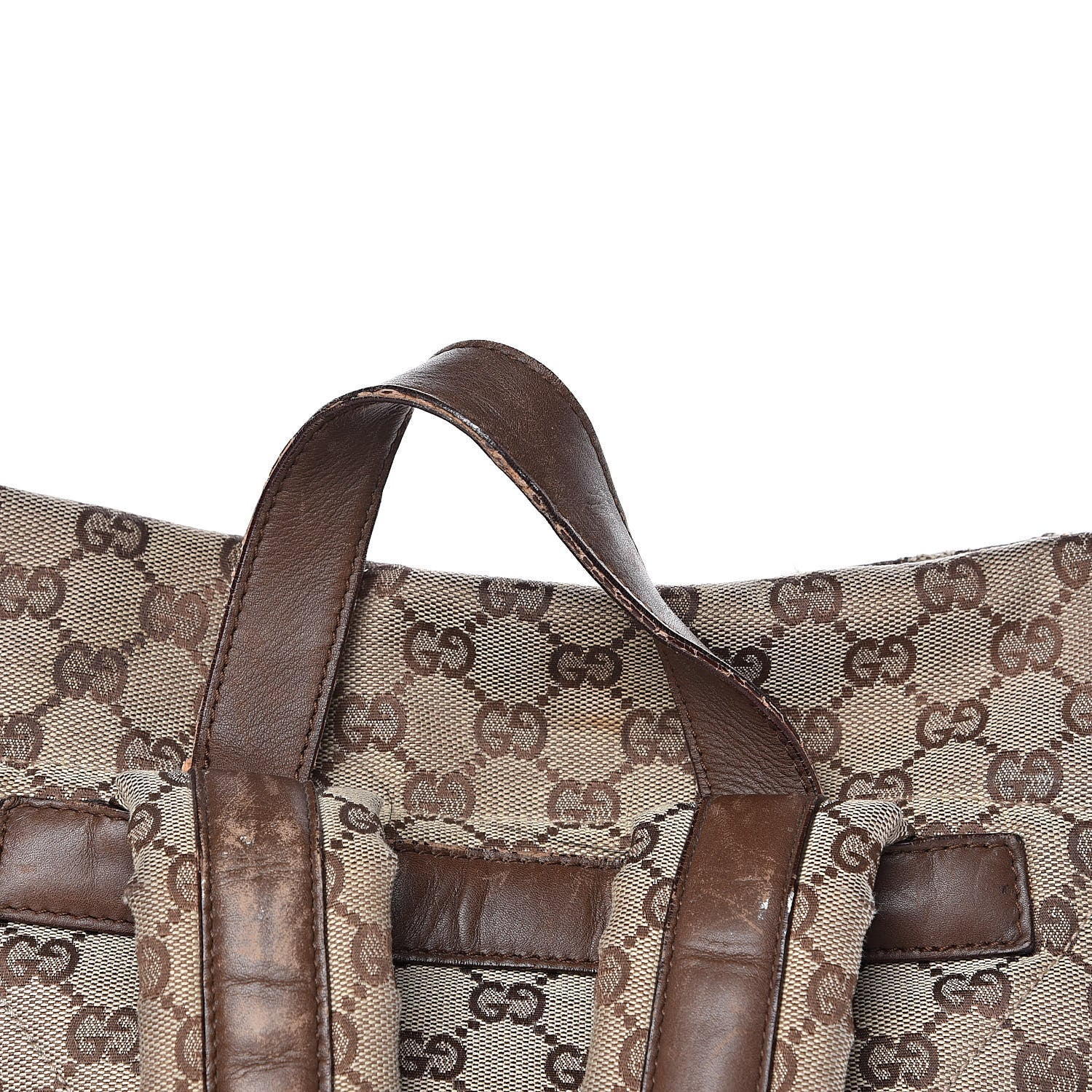 Gucci Monogram Backpack Diaper Bag Brown 16 of 22