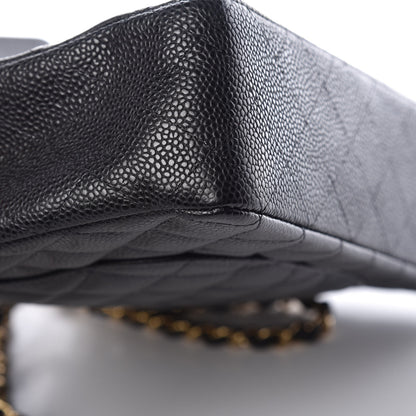 Chanel Caviar Quilted Medium Double Flap Black 20 of 22