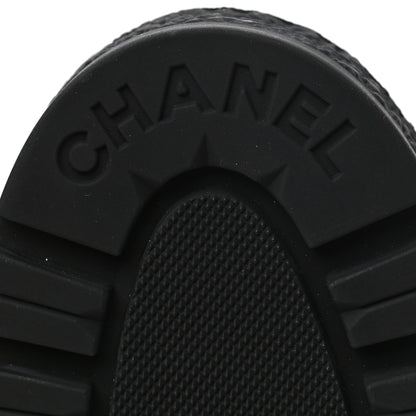 Chanel Calfskin Cap Toe CC Ankle Boots 36 White Black 7 of 9