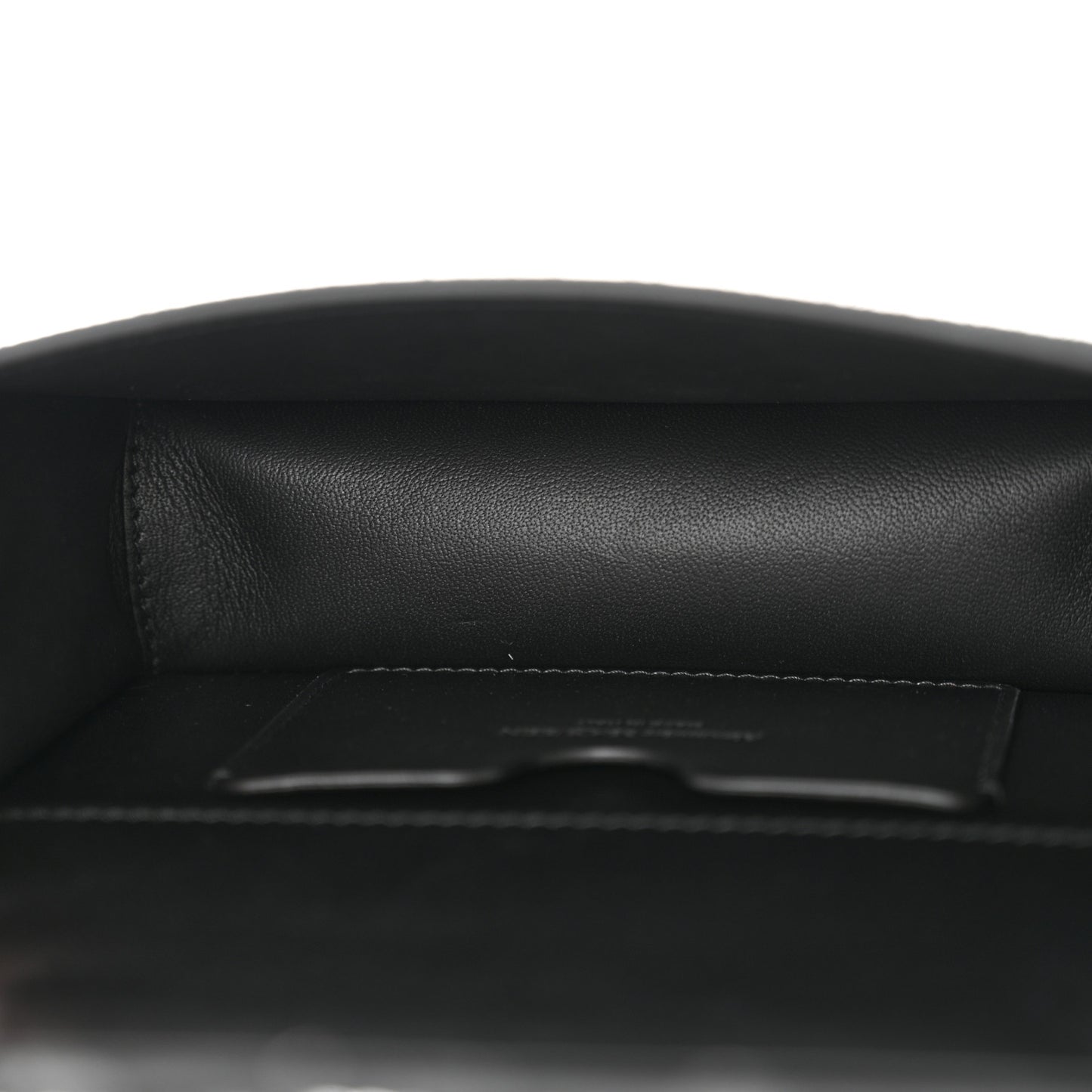 Calfskin Studded Knuckle Satchel Black Silver