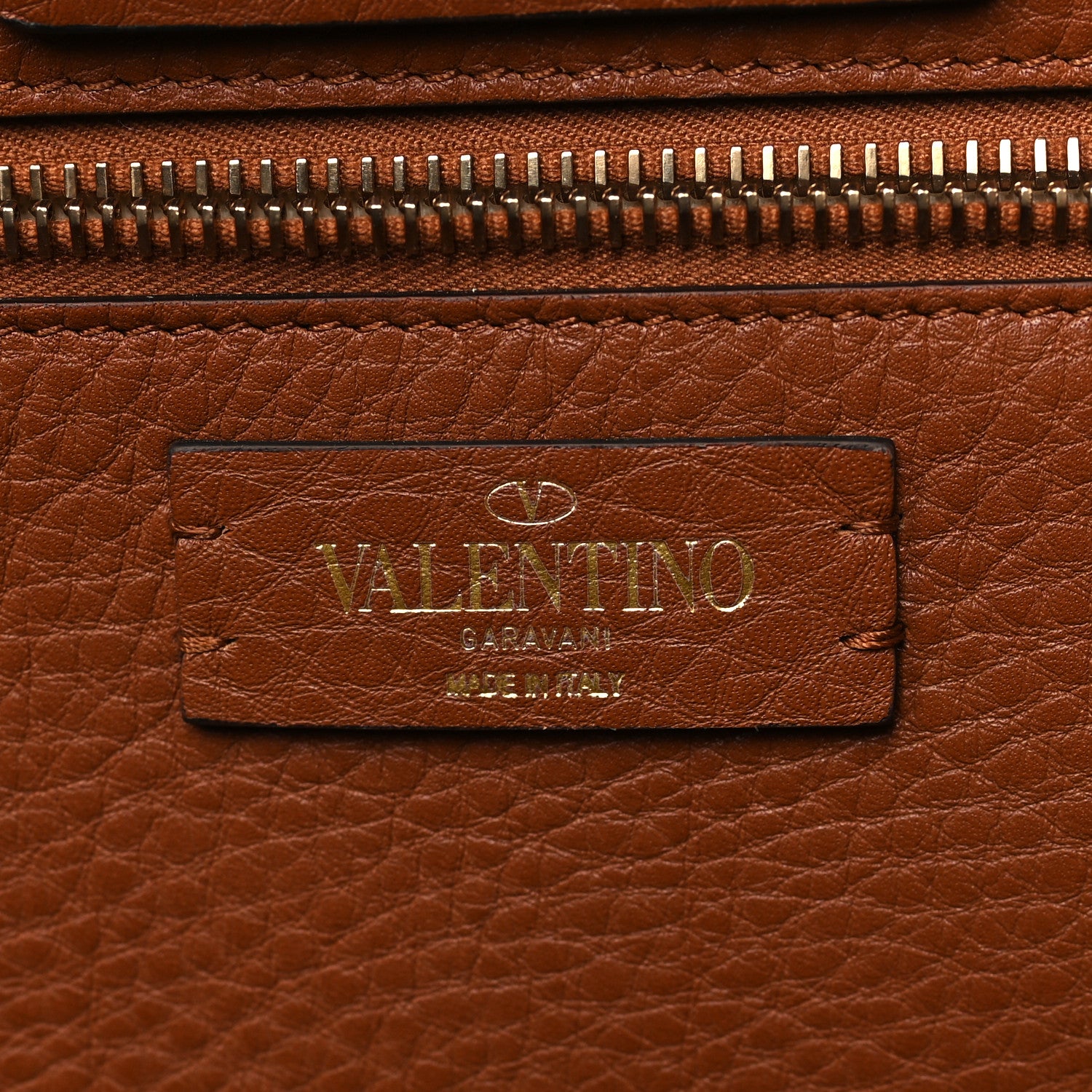 Valentino Garavani Grained Calfskin Roman Stud Tote Selleria 6 of 8