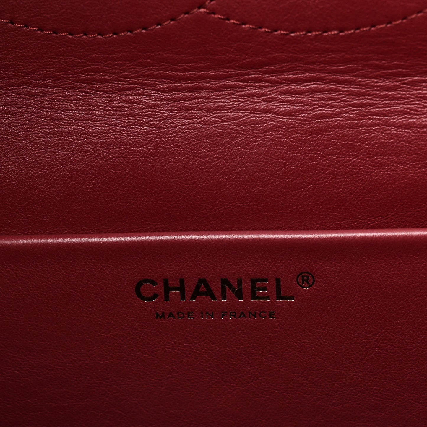 Grained Calfskin Souplissimo Maxi Flap Burgundy