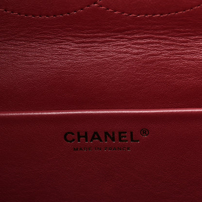 Chanel Grained Calfskin Souplissimo Maxi Flap Burgundy 6 of 11