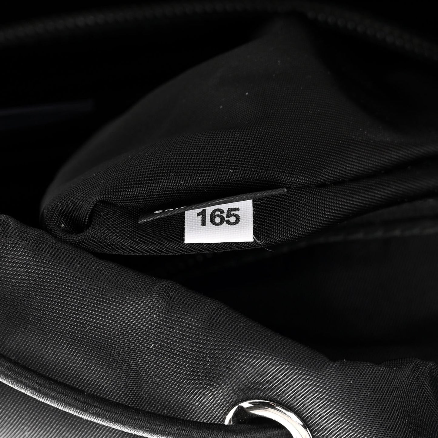 Tessuto Nylon Montagna Double Buckle Backpack Black
