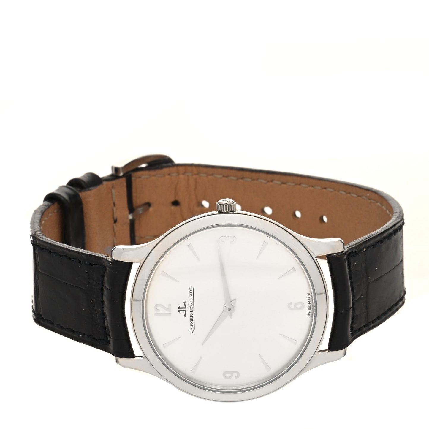 Stainless Steel Alligator 34mm Master Ultra Thin Manual Winding Watch 145.8.79