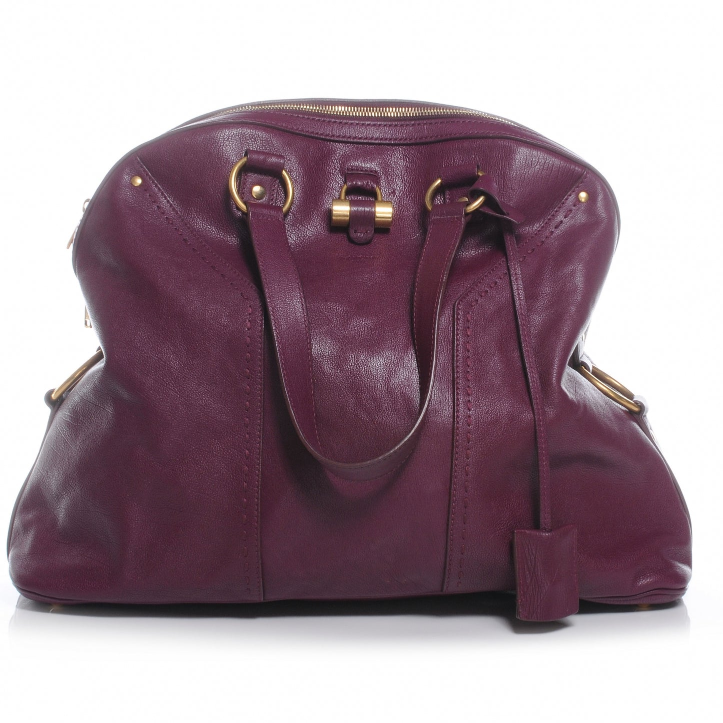 Leather Oversized MUSE Black Cherry
