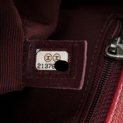 Chanel Patent Goatskin Quilted New Medium Boy Flap Red 7 of 7