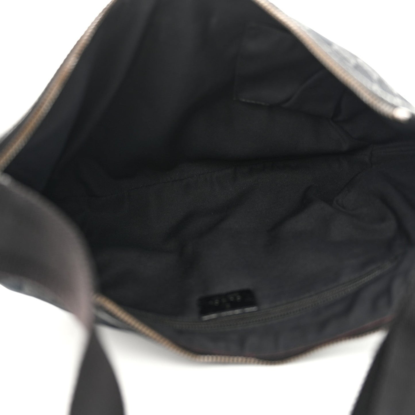 Monogram Medium Half Moon Hobo Black