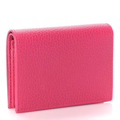 Gucci Dollar Calfskin GG Marmont Card Case Box Pink 3 of 8