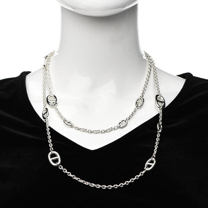 Hermes Sterling Silver Farandole Necklace 120 2 of 5