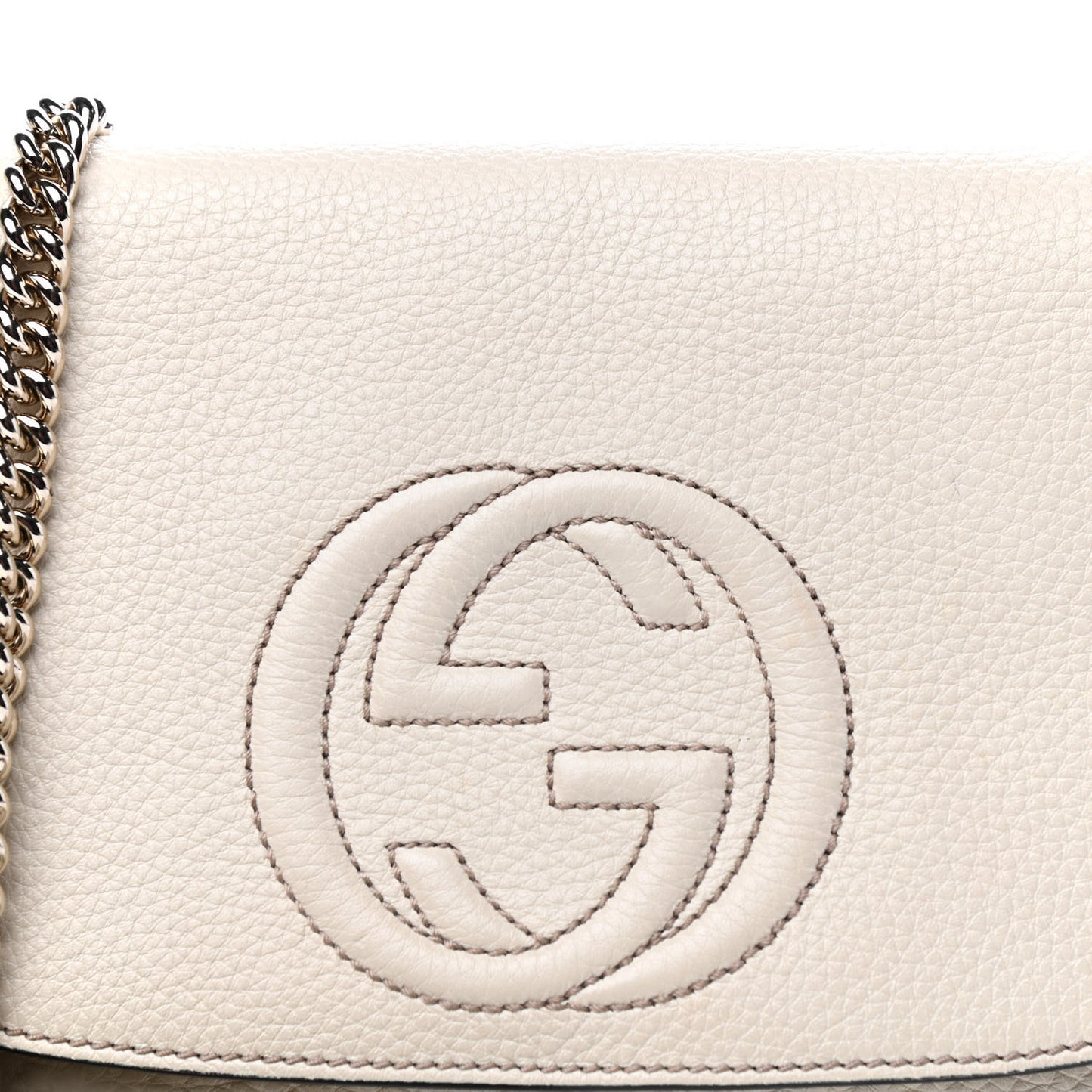 Cellarius Calfskin Medium Soho Flap Crossbody Ivoire