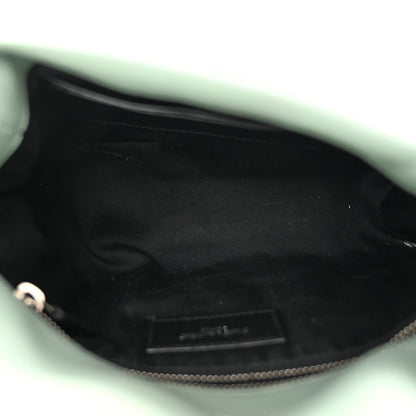 Saint Laurent Lambskin Quilted Toy Loulou Puffer Monogram Chain Satchel Mint 5 of 12