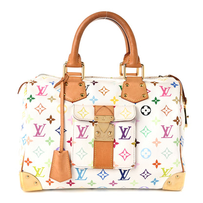 Louis Vuitton Monogram Multicolor Speedy 30 White 1 of 9